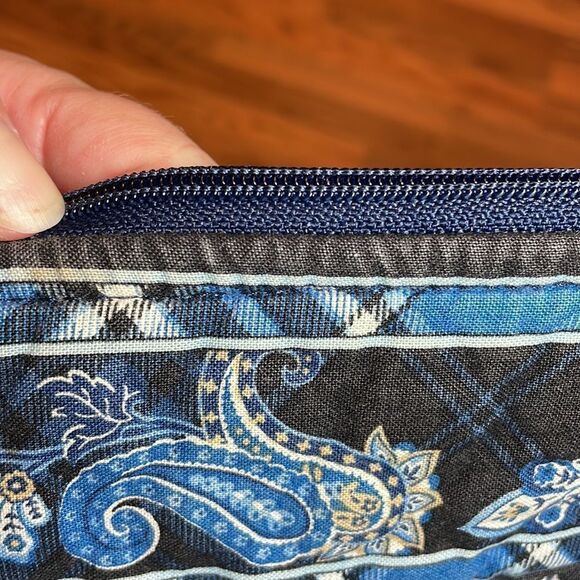 Very Bradley Shoulder Tote Bag, Blue - Picture 6 of 8